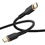 WIWU-kabel YQ02 USB-C – USB-C 100W 1,2 m svart