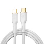 WIWU-kabel YQ02 USB-C – USB-C 100W 1,2m vit