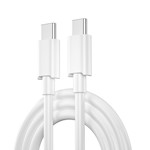 WIWU väggladdare Wi-U002 PD + QC 20W 1x USB 1x USB-C vit + kabel USB-C – Lightning