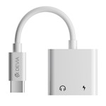 Devia adapter EC609 USB-C – USB-C (port) + USB-C (port) vit