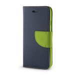 Smart Fancy fodral för Motorola Moto E13 grön-blå