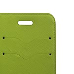 Smart Fancy fodral för Motorola Moto E13 grön-blå