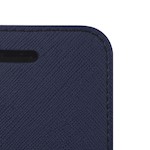 Smart Fancy fodral för Motorola Moto E13 grön-blå