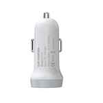 Devia biladapter Smart 2x USB 3,1A vit