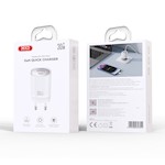 XO väggladdare CE21 PD 30W 1x USB-C 1x USB vit