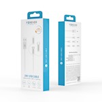 Forever 3in1-kabel USB – Lightning + USB-C + microUSB 1,0 m 1,5A vit