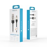 Forever Modern sladd USB – USB-C 1,0 m 2A svart