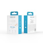 Forever cable USB – USB-C 1,0 m 3A vit