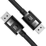 Baseus High Definition Series DP 8K till DP 8K Adapterkabel 5m Cluster Svart
