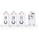 XO-kabel ljud NB-R255B USB-C – jack 3,5 mm 1,0 m svart