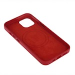 Mag Läderfodral för iPhone 15 Plus 6,7" rött