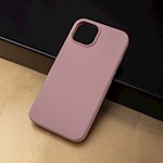 Mag Läderfodral för iPhone 14 Pro Max 6,7" ljusrosa