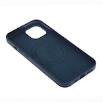 Mag Leather-fodral för iPhone 16 Plus 6,7″ mörkblå