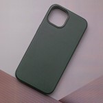 Mag Läderfodral för iPhone 16 6,1″ mörkgrön