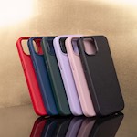 Mag Leather-fodral för iPhone 16 6,1″ i lila