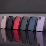 Mag Leather-fodral för iPhone 16 6,1″ i lila