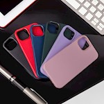 Mag Leather-fodral för iPhone 16 6,1″ i lila