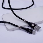 Forever Sleek-kabel USB – USB-C 1,0 m 3A svart