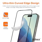 Vmax härdat glas 9D Glass för iPhone 15 6,1″ / 16 6,1″