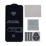 10D härdat glas för Xiaomi Redmi 9A / 9AT / 9C / 9i med svart ram