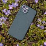 Enkel Color Mag-fodral för iPhone 16 Pro 6,3″ i mörkgrön