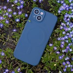 Simple Color Mag-fodral för iPhone 13 Pro 6,1" marinblå