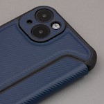 Smart Carbon-fodral för Samsung Galaxy S22 marinblå