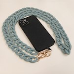 Telefonkedja lång matt mintgrön