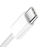 BWOO Kabel USB-C – USB-C 1m 60W för iPhone 15 BO-X284 vit