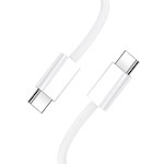 BWOO Kabel USB-C – USB-C 1m 60W för iPhone 15 BO-X284 vit
