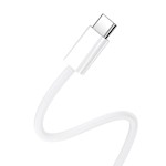 BWOO Kabel USB-C – USB-C 1m 60W för iPhone 15 BO-X284 vit