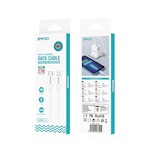 BWOO Kabel USB-C – Lightning 1m 27W ABS + TPE X283 C-L vit