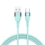 BWOO Kabel USB – USB-C 1m 3A Minimalistisk Silikon Grön X280C