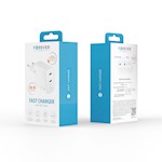 För alltid TC-06-65CC GaN PD QC-laddare 2x USB-C 65W vit