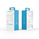 För evigt TC-06-40CC GaN PD QC-laddare 2x USB-C 40W vit