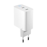 För evigt TC-06-40CC GaN PD QC-laddare 2x USB-C 40W vit