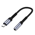 BWOO Adapter AUX 3,5 mm – USB-C Svart BZ47