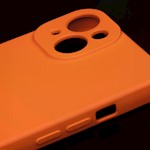 Silikonskal för iPhone 15 Pro 6,1″ orange