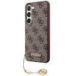 Gissa fallet för Samsung Galaxy A55 GUHCSA55GF4GBR brun HC PU 4G med charm