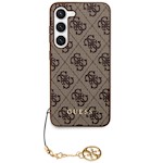 Gissa fallet för Samsung Galaxy A55 GUHCSA55GF4GBR brun HC PU 4G med charm