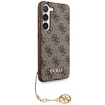 Gissa fallet för Samsung Galaxy A55 GUHCSA55GF4GBR brun HC PU 4G med charm