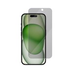 Vmax härdat glas 0,33 mm 2,5D högklar privathetsglas för iPhone 15 Plus 6,7″