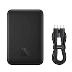 Baseus Power Bank Magnetisk Mini 20W 10000mAh svart