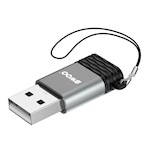 BWOO Adapter USB-C – USB Grå OTG BZ-38