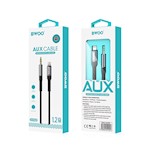 BWOO Kabel AUX 3.5mm – Lightning BO-AUX068 svart