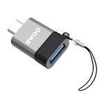 BWOO Adapter USB – USB-C Grå OTG BZ-35