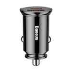Baseus Cirkulär Plast QC 3.0 PD Bil laddare 1x USB-C – USB-port 30W svart