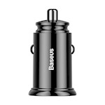 Baseus Cirkulär Plast QC 3.0 PD Bil laddare 1x USB-C – USB-port 30W svart