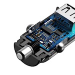 Baseus Cirkulär Plast QC 3.0 PD Bil laddare 1x USB-C – USB-port 30W svart