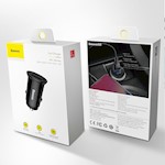Baseus Cirkulär Plast QC 3.0 PD Bil laddare 1x USB-C – USB-port 30W svart